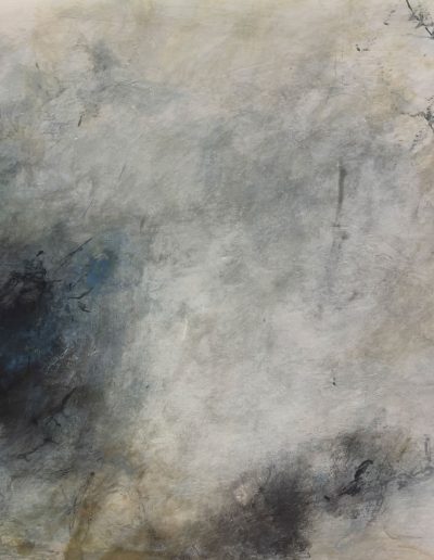 The Haar. Pigment, gesso and size on cradled board 60cm x 60cm
